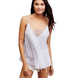 Free People Intimately Deep V Lace Bandeau Cami